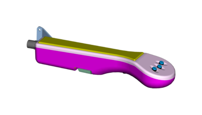3D-Entwurf der Straßenbahn-Fahrersitzarmlehne